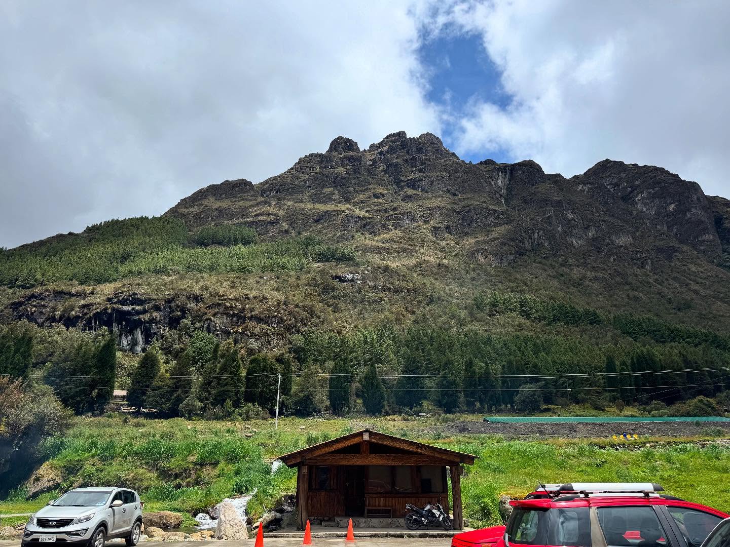 Mountain landscape background